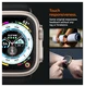 Spigen Glas.tR Slim Pro - Apple Watch Ultra 3/2/1 Screen Protector - Titanium afbeelding 3