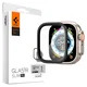 Spigen Glas.tR Slim Pro - Apple Watch Ultra 3/2/1 Screen Protector - Zwart afbeelding 1