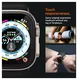 Spigen Glas.tR Slim Pro - Apple Watch Ultra 3/2/1 Screen Protector - Zwart afbeelding 3