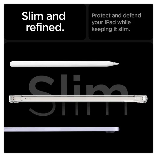 Spigen Ultra Hybrid Zero One iPad Mini 7/6 Hoes Back Cover Wit afbeelding 5