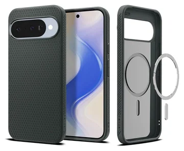 Spigen Liquid Air MagFit Google Pixel 10 / 10 Pro Hoesje MagSafe Groen