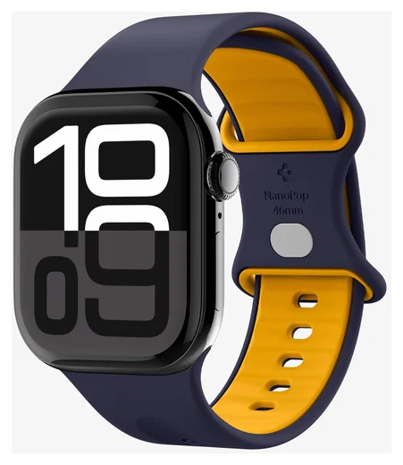 Spigen - Apple Watch 1-10/SE/Ultra Bandje - 49/46/45/44/42MM Bandje - Blauw afbeelding 1