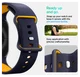 Spigen - Apple Watch 1-10/SE/Ultra Bandje - 49/46/45/44/42MM Bandje - Blauw afbeelding 2