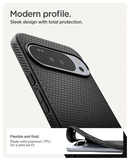 Spigen Liquid Air Google Pixel 10 / 10 Pro Hoesje Back Cover Matte Zwart afbeelding 6