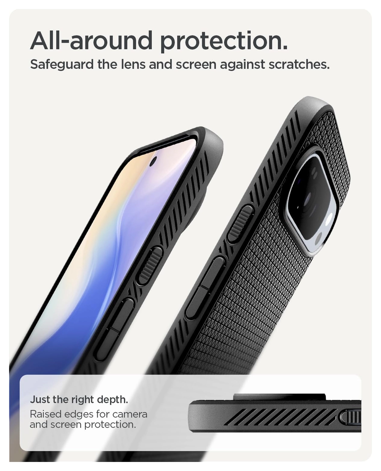 Spigen Liquid Air Google Pixel 10 / 10 Pro Hoesje Back Cover Matte Zwart afbeelding 7