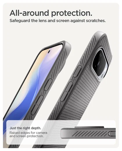 Spigen Liquid Air MagFit Google Pixel 10 / 10 Pro Hoesje MagSafe Grijs afbeelding 4