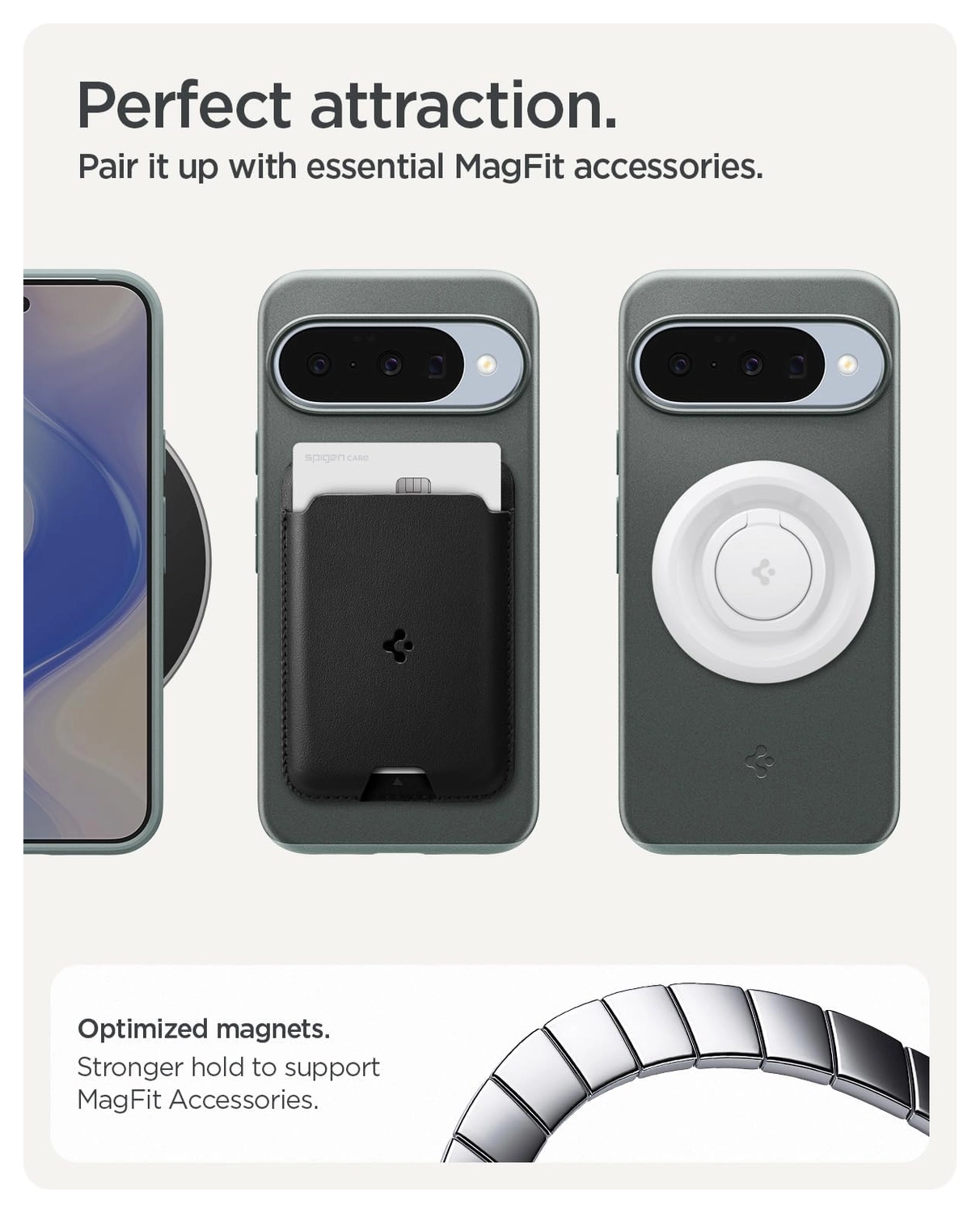 Spigen Thin Fit MagFit Google Pixel 10 / 10 Pro Hoesje MagSafe Groen afbeelding 9