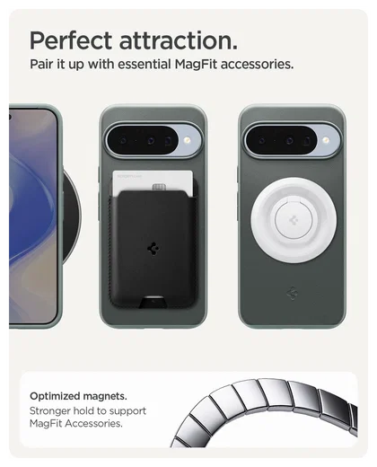 Spigen Thin Fit MagFit Google Pixel 10 / 10 Pro Hoesje MagSafe Groen afbeelding 9