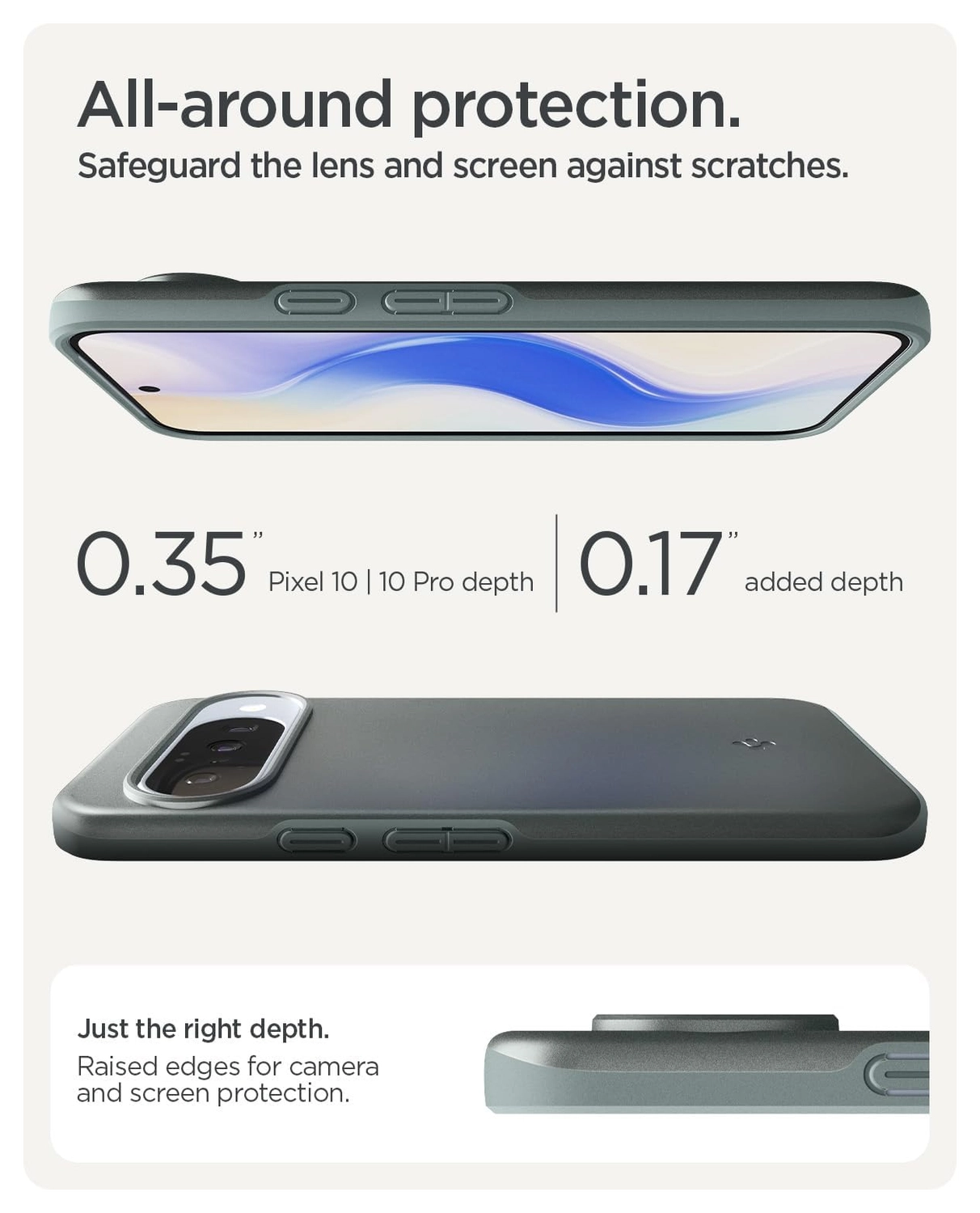 Spigen Thin Fit MagFit Google Pixel 10 / 10 Pro Hoesje MagSafe Groen afbeelding 5