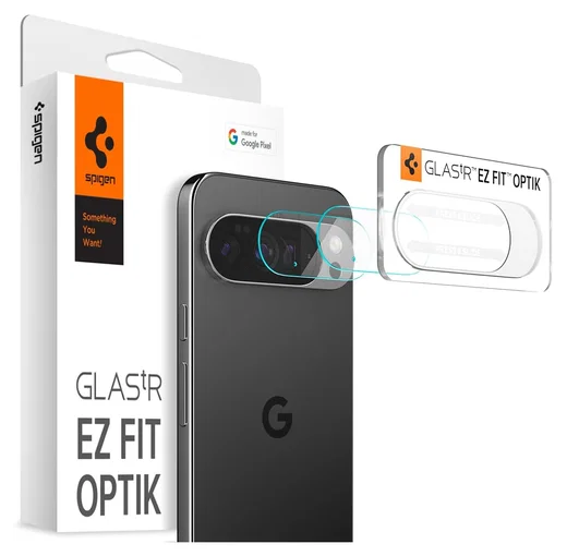 Spigen EZ Fit Optik Pro Google Pixel 10 Pro Camera Lens Protector Clear (2-Pack) afbeelding 1