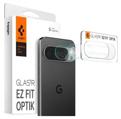 Spigen EZ Fit Optik Pro Google Pixel 10 Pro Camera Lens Protector Clear (2-Pack) afbeelding
