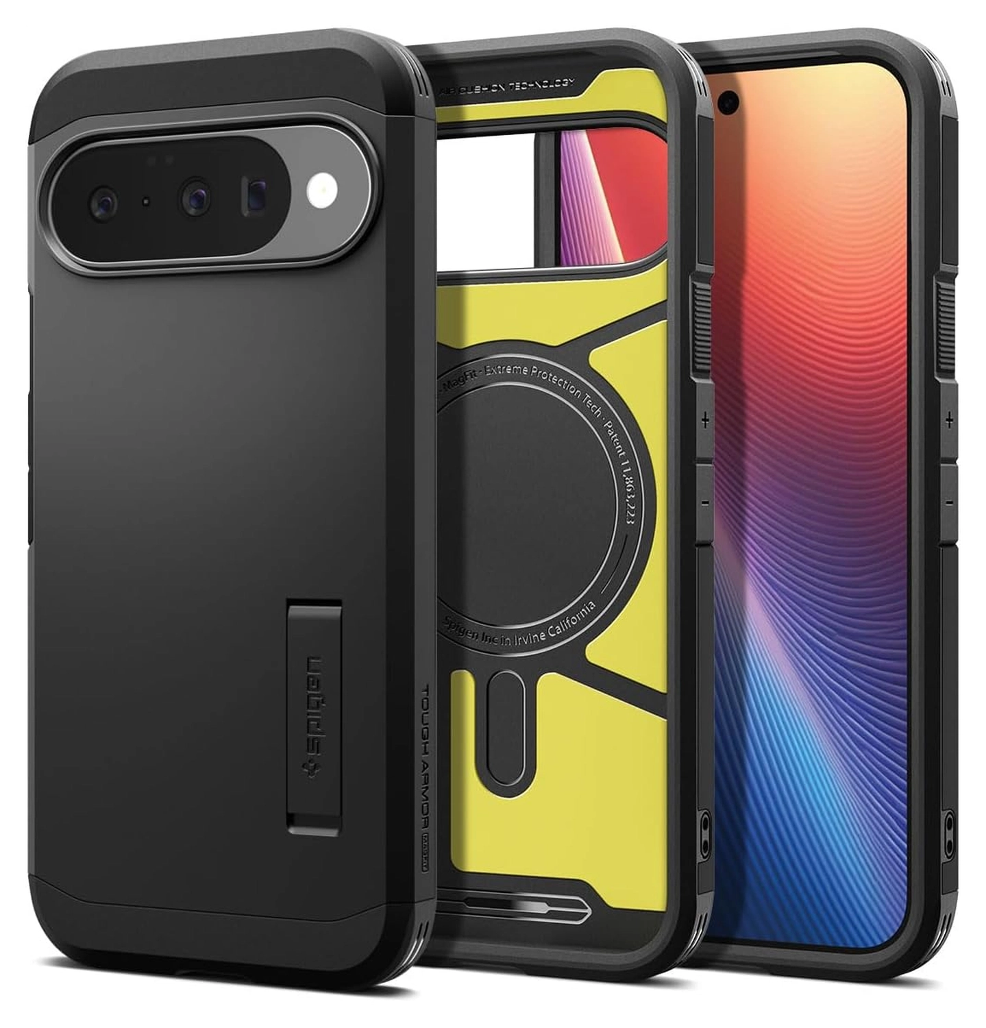 Spigen Tough Armor Google Pixel 10 / 10 Pro Hoesje MagSafe Back Cover Zwart afbeelding 10