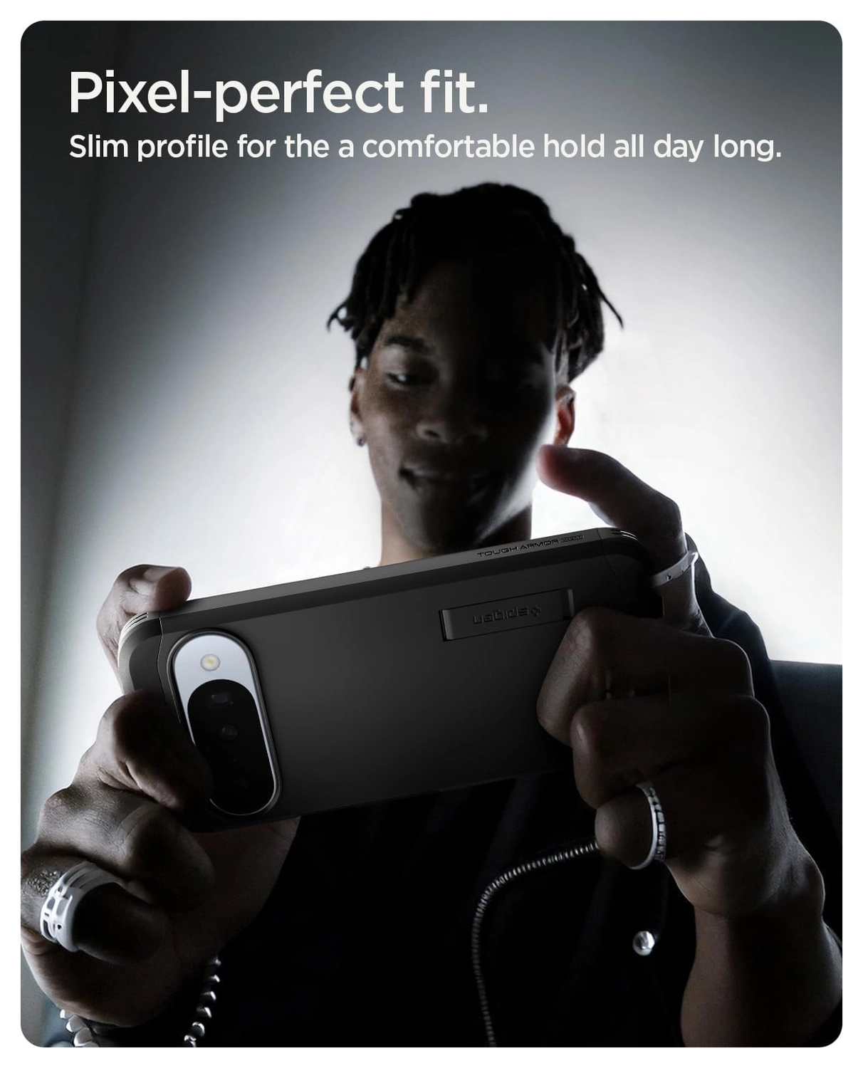 Spigen Tough Armor Google Pixel 10 / 10 Pro Hoesje MagSafe Back Cover Zwart afbeelding 6