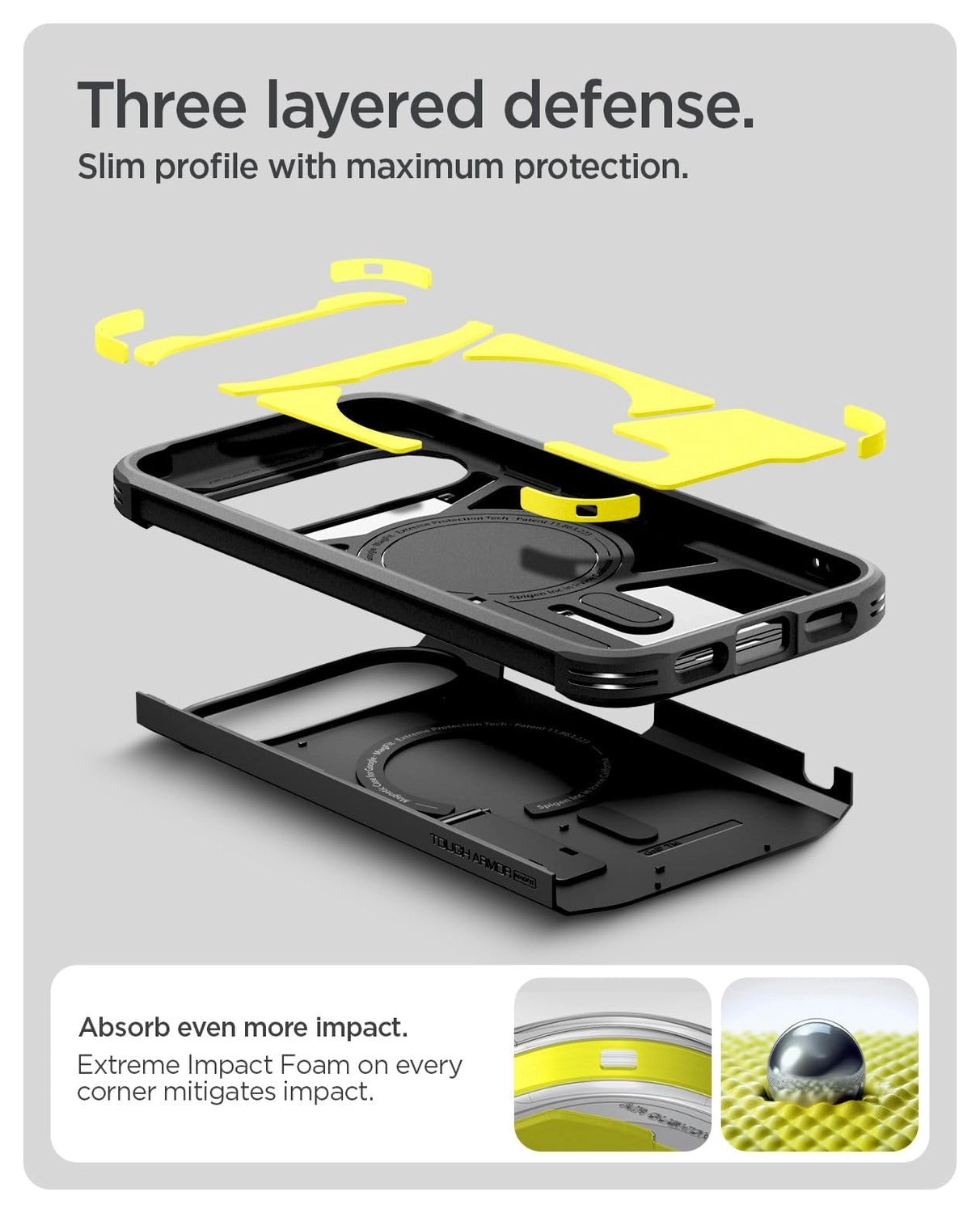 Spigen Tough Armor Google Pixel 10 / 10 Pro Hoesje MagSafe Back Cover Zwart afbeelding 7