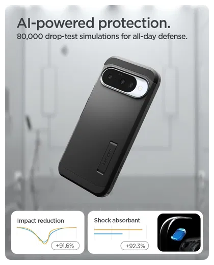 Spigen Tough Armor Google Pixel 10 / 10 Pro Hoesje MagSafe Back Cover Zwart afbeelding 9