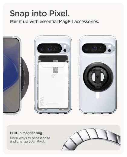 Spigen Ultra Hybrid MagFit Google Pixel 10 Pro XL Hoesje MagSafe Transparant Wit afbeelding 5