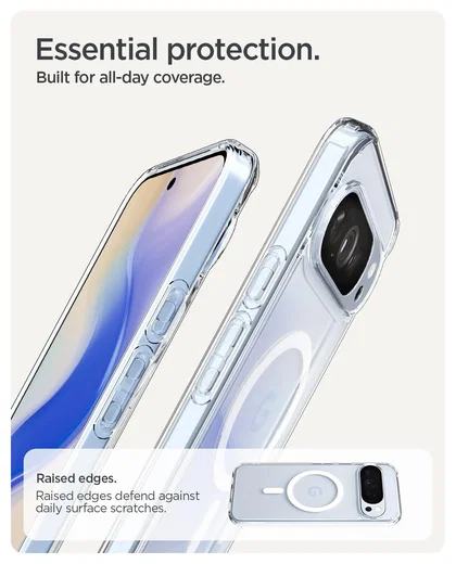 Spigen Ultra Hybrid MagFit Google Pixel 10 Pro XL Hoesje MagSafe Transparant Wit afbeelding 6