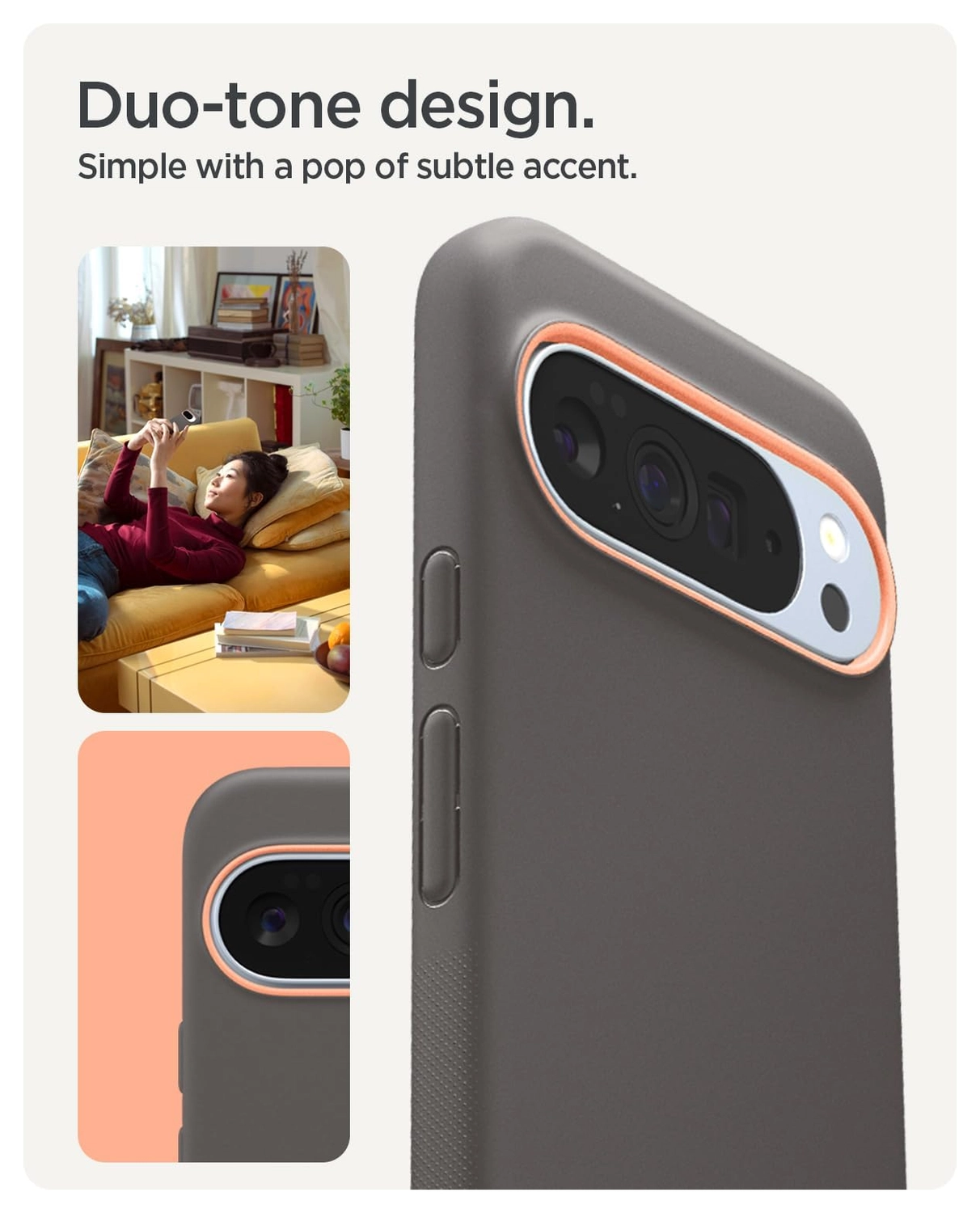 Spigen Nano Pop MagFit Google Pixel 10 Pro XL Hoesje MagSafe Back Cover Grijs afbeelding 5