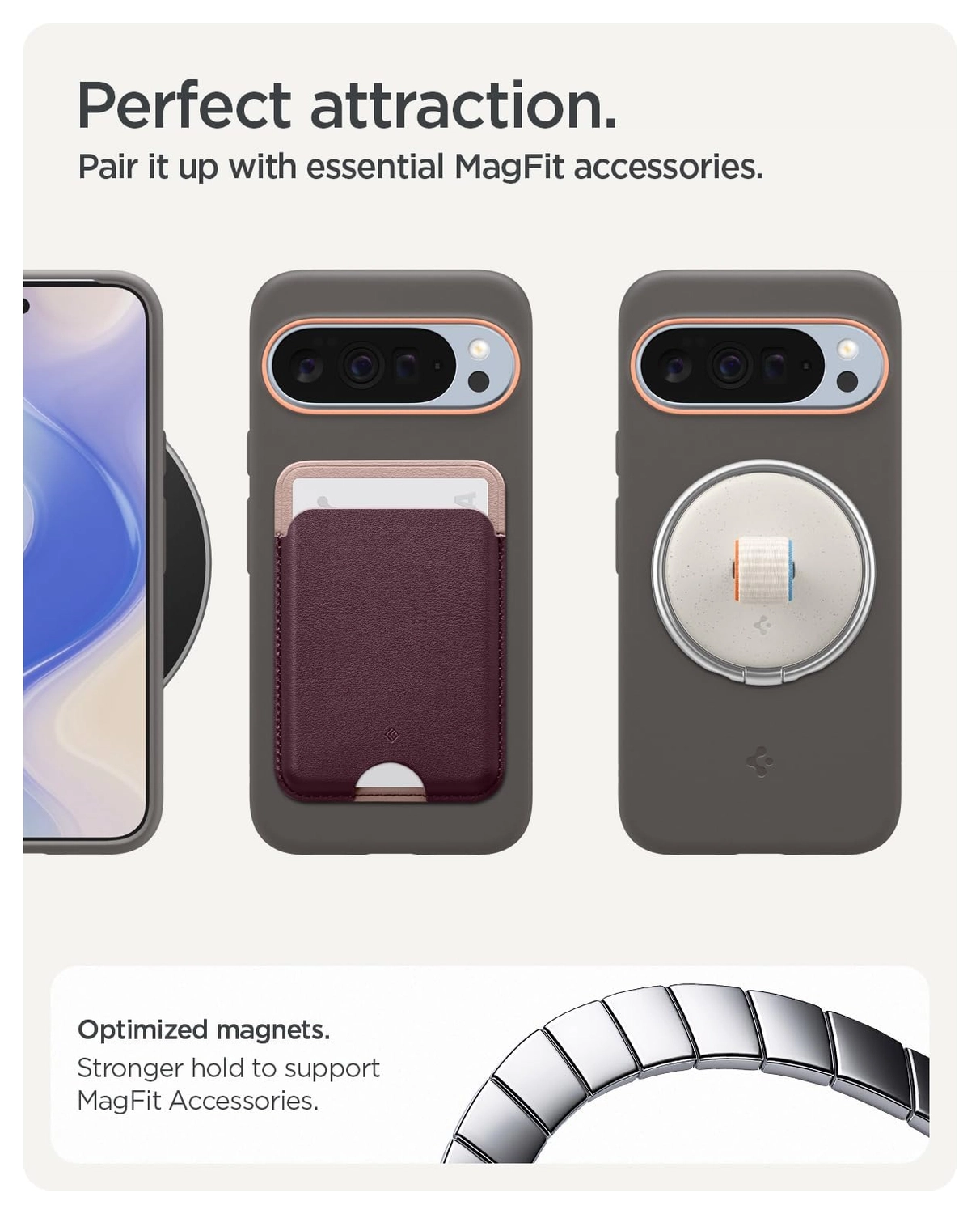Spigen Nano Pop MagFit Google Pixel 10 Pro XL Hoesje MagSafe Back Cover Grijs afbeelding 8