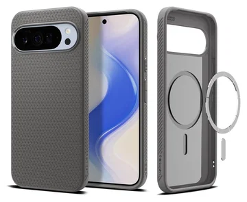 Spigen Liquid Air MagFit Google Pixel 10 Pro XL Hoesje MagSafe Back Cover Grijs