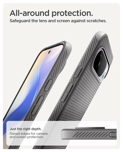Spigen Liquid Air MagFit Google Pixel 10 Pro XL Hoesje MagSafe Back Cover Grijs afbeelding 4