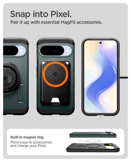 Spigen Tough Armor Google Pixel 10 / 10 Pro Hoesje MagSafe Groen afbeelding 6