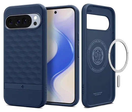 Spigen Parallax MagFit Google Pixel 10 Pro XL Hoesje Back Cover Blauw afbeelding 1