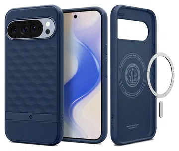 Spigen Parallax MagFit Google Pixel 10 Pro XL Hoesje Back Cover Blauw