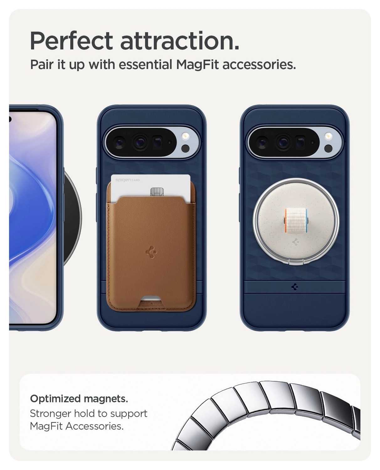 Spigen Parallax MagFit Google Pixel 10 Pro XL Hoesje Back Cover Blauw afbeelding 8