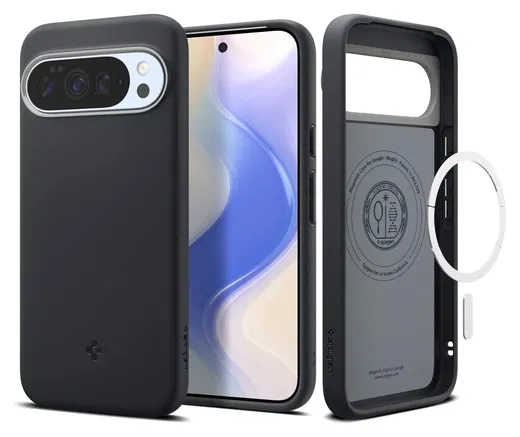Spigen Nano Pop MagFit Google Pixel 10 / 10 Pro Hoesje MagSafe Back Cover Zwart afbeelding 1