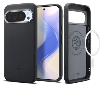 Spigen Nano Pop MagFit Google Pixel 10 / 10 Pro Hoesje MagSafe Back Cover Zwart