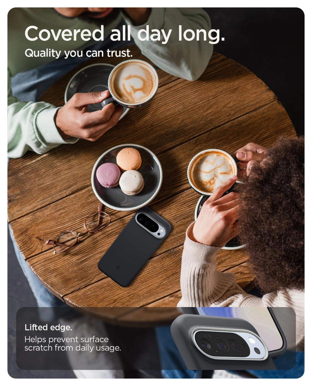 Spigen Nano Pop MagFit Google Pixel 10 / 10 Pro Hoesje MagSafe Back Cover Zwart afbeelding 7