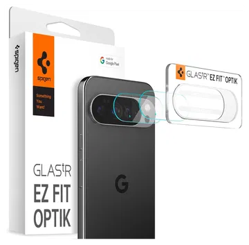 Spigen EZ Fit Optik Pro Google Pixel 10 Pro XL Camera Protector Clear (2-Pack)