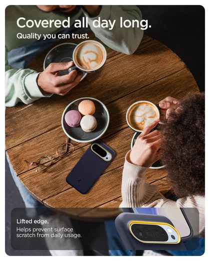 Spigen Nano Pop MagFit Google Pixel 10 / 10 Pro Hoesje MagSafe Back Cover Blauw afbeelding 7