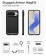 Spigen Rugged Armor MagFit Google Pixel 10 Pro XL Hoesje MagSafe Matte Zwart afbeelding 3
