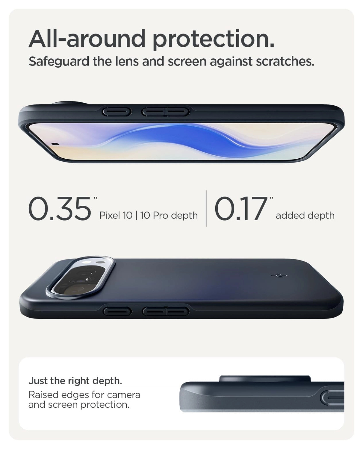 Spigen Thin Fit MagFit Google Pixel 10 / 10 Pro Hoesje MagSafe Metal Slate afbeelding 7