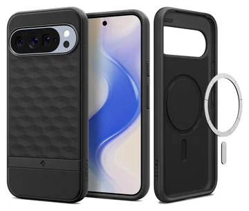 Spigen Parallax MagFit Google Pixel 10 Pro XL Hoesje Back Cover Zwart