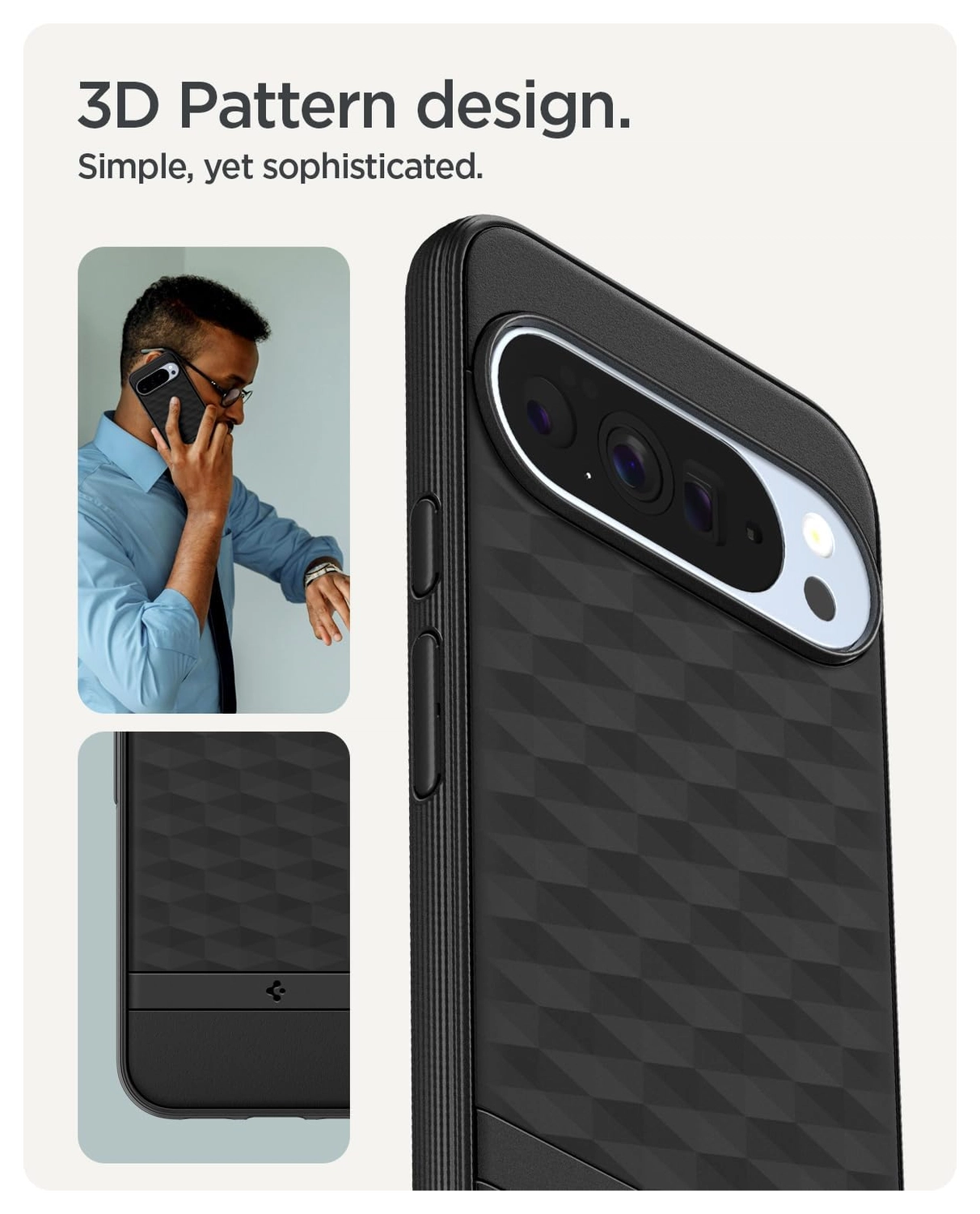 Spigen Parallax MagFit Google Pixel 10 Pro XL Hoesje Back Cover Zwart afbeelding 3