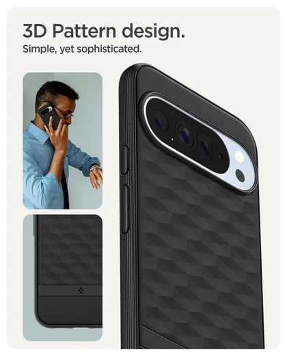 Spigen Parallax MagFit Google Pixel 10 Pro XL Hoesje Back Cover Zwart afbeelding 3