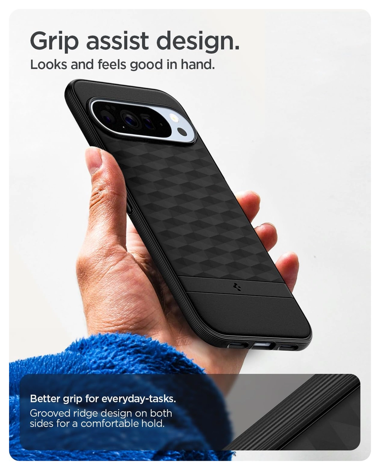 Spigen Parallax MagFit Google Pixel 10 Pro XL Hoesje Back Cover Zwart afbeelding 4