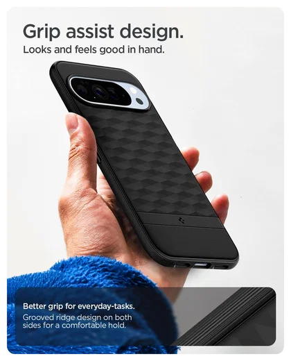Spigen Parallax MagFit Google Pixel 10 Pro XL Hoesje Back Cover Zwart afbeelding 4