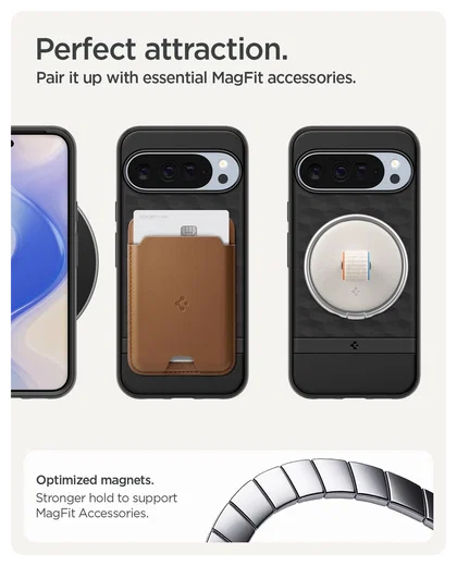 Spigen Parallax MagFit Google Pixel 10 Pro XL Hoesje Back Cover Zwart afbeelding 5