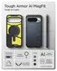 Spigen Tough Armor Google Pixel 10 Pro XL Hoesje MagSafe Back Cover Metal Slate afbeelding 4