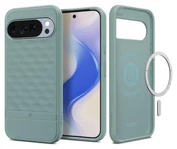Spigen Parallax MagFit Google Pixel 10 Pro XL Hoesje Back Cover Groen afbeelding