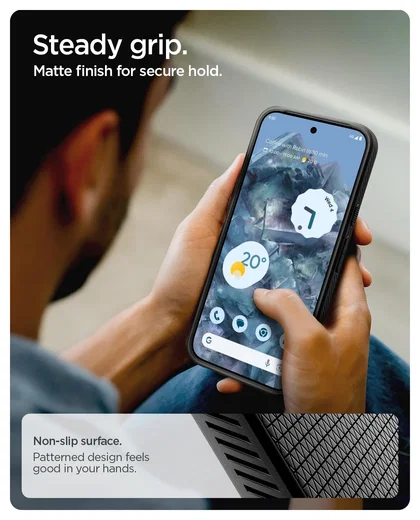 Spigen Liquid Air Google Pixel 10 Pro XL Hoesje Back Cover Matte Zwart afbeelding 6