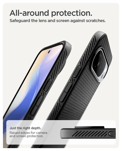 Spigen Liquid Air Google Pixel 10 Pro XL Hoesje Back Cover Matte Zwart afbeelding 7