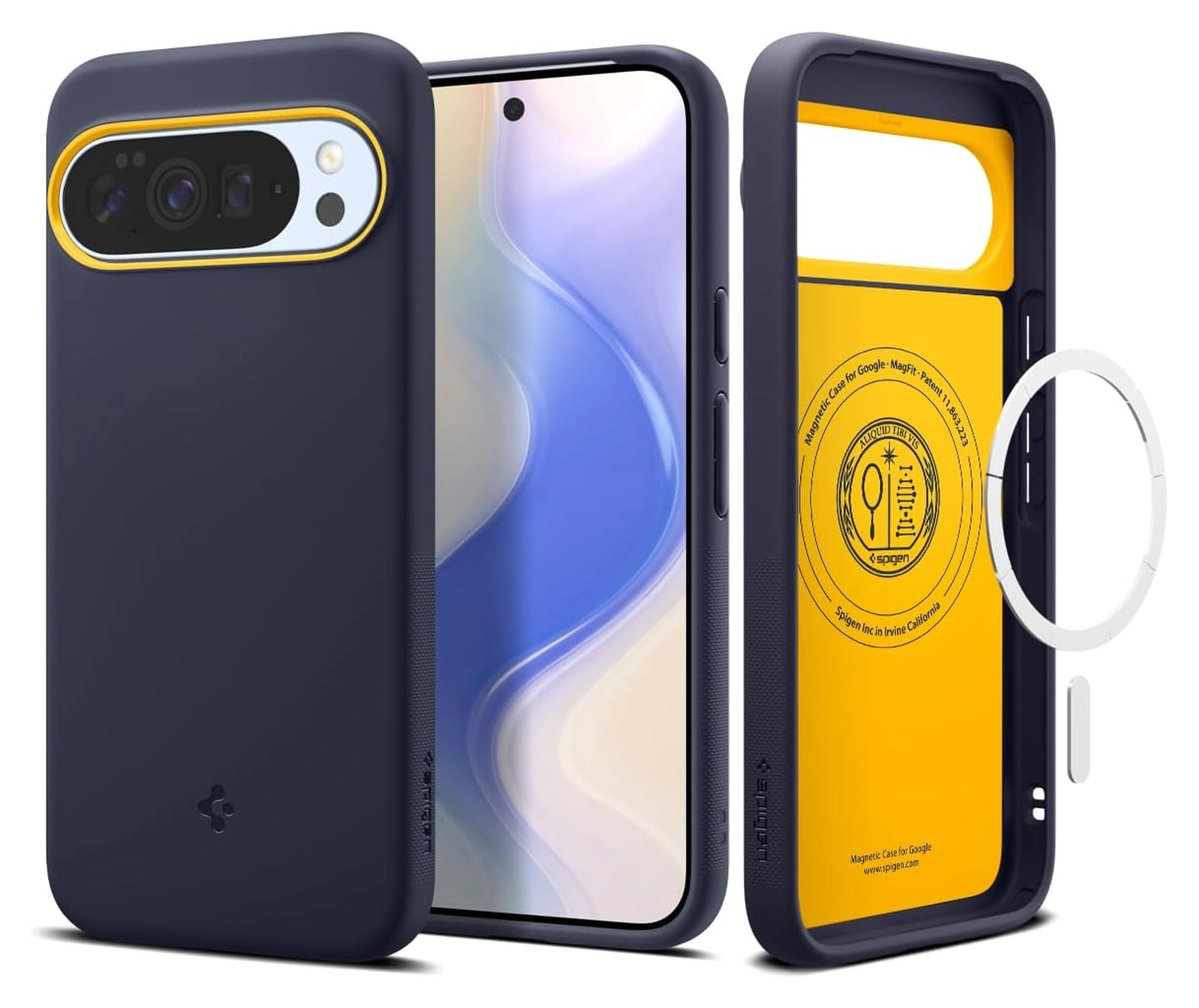 Spigen Nano Pop MagFit Google Pixel 10 Pro XL Hoesje MagSafe Back Cover Blauw afbeelding 1
