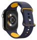 Spigen Nano Pop - Apple Watch 1-10/SE - 42/41/40/38MM Bandje - Blauw Geel afbeelding 11
