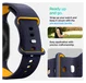 Spigen Nano Pop - Apple Watch 1-10/SE - 42/41/40/38MM Bandje - Blauw Geel afbeelding 2