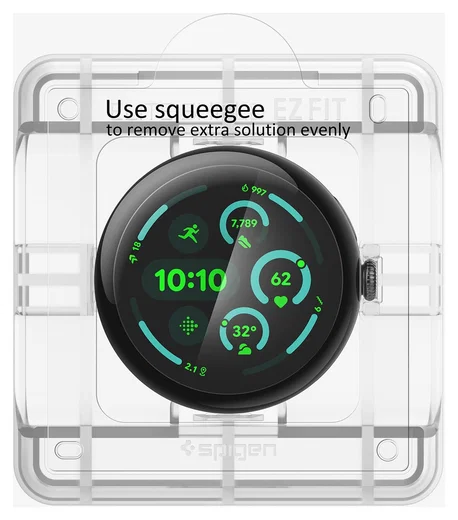 Spigen Eliteshield EZ Fit - Google Pixel Watch 4/3 45MM Screen Protector 2-Pack afbeelding 10